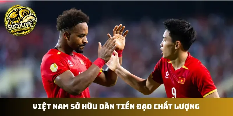 Việt Nam sở hữu dàn tiền đạo chất lượng 